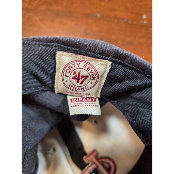 47 Brand St Louis Cardinals Hat Cap Infant Baby Navy White STL Logo Baseball - Picture 2 of 4